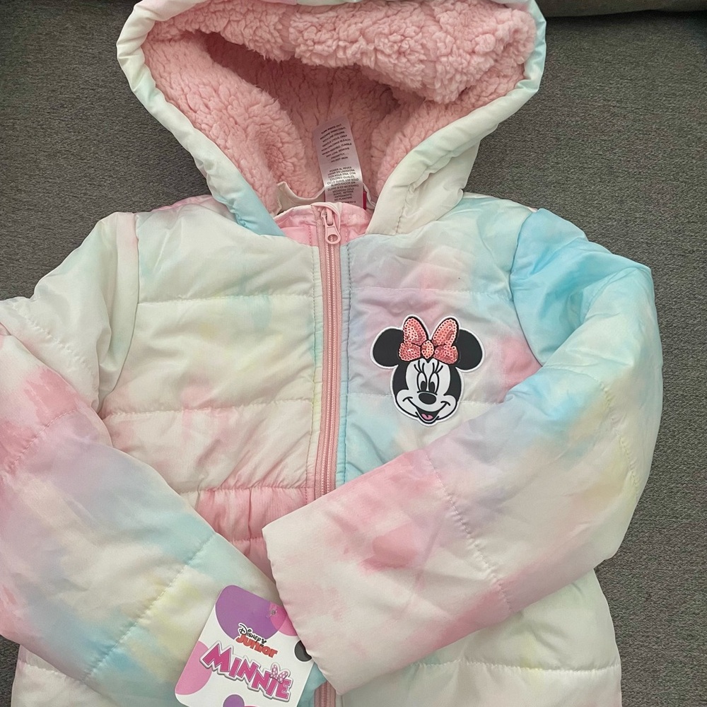 Disney Minnie Mouse puffer lined jacket